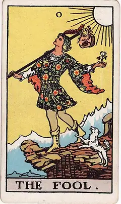 The Fool tarot card, Rider–Waite–Smith deck