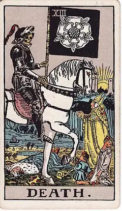 Death tarot card, Rider–Waite–Smith deck