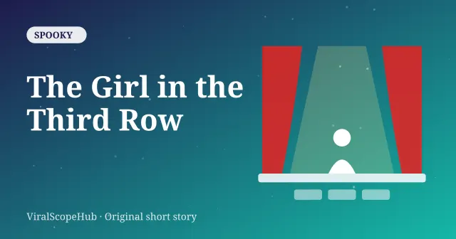 Cover art for the short story The Girl in the Third Row