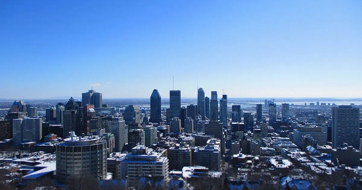 The Montreal city skyline with downtown towers (file photo)