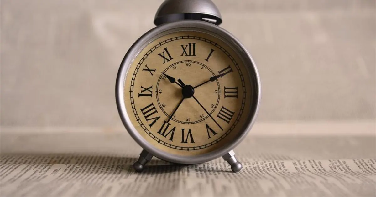 Close-up of a clock face (file photo)