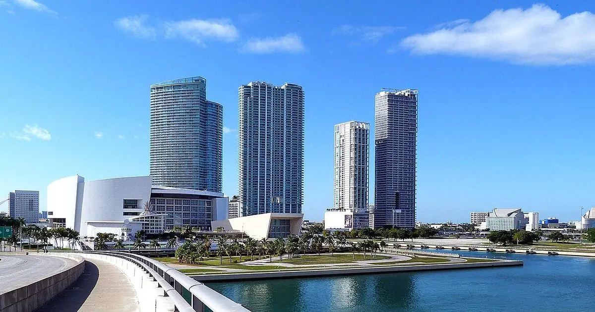 Miami Florida skyline for Florida elections page
