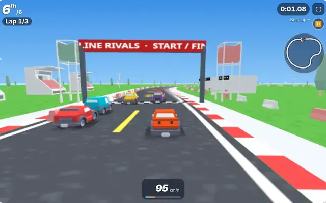 Redline Rivals racing gameplay screenshot
