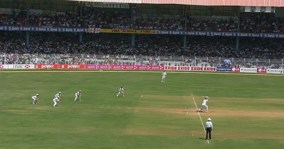 Wankhede Stadium cricket ground filled with spectators