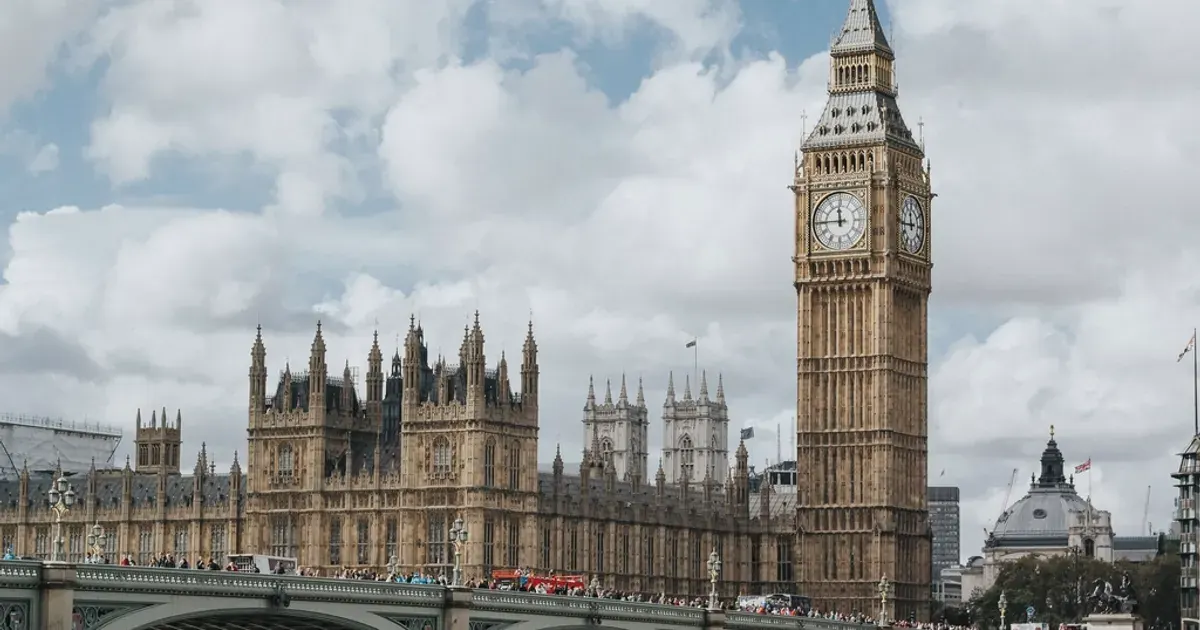 Big Ben and Houses of Parliament skyline in London