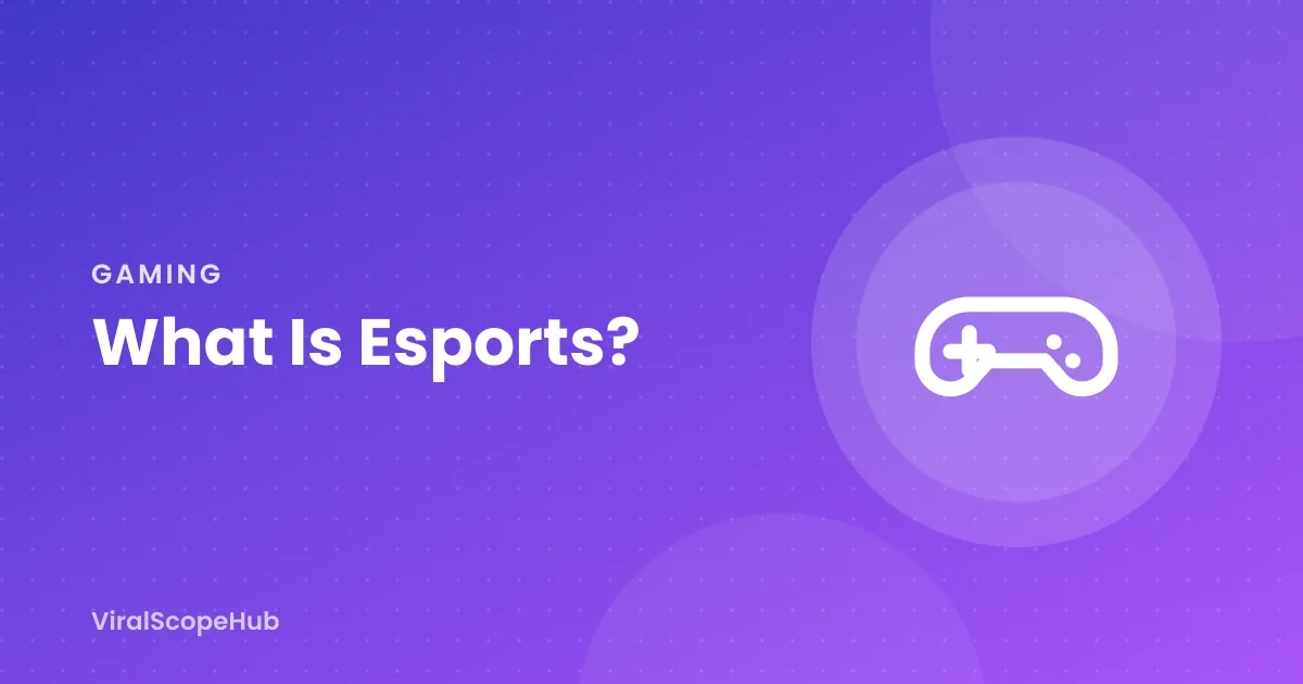 Illustration for esports explained article