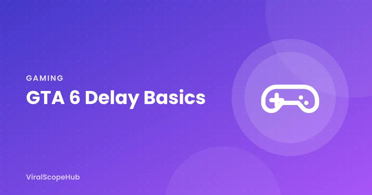 Illustration for GTA 6 delay explainer
