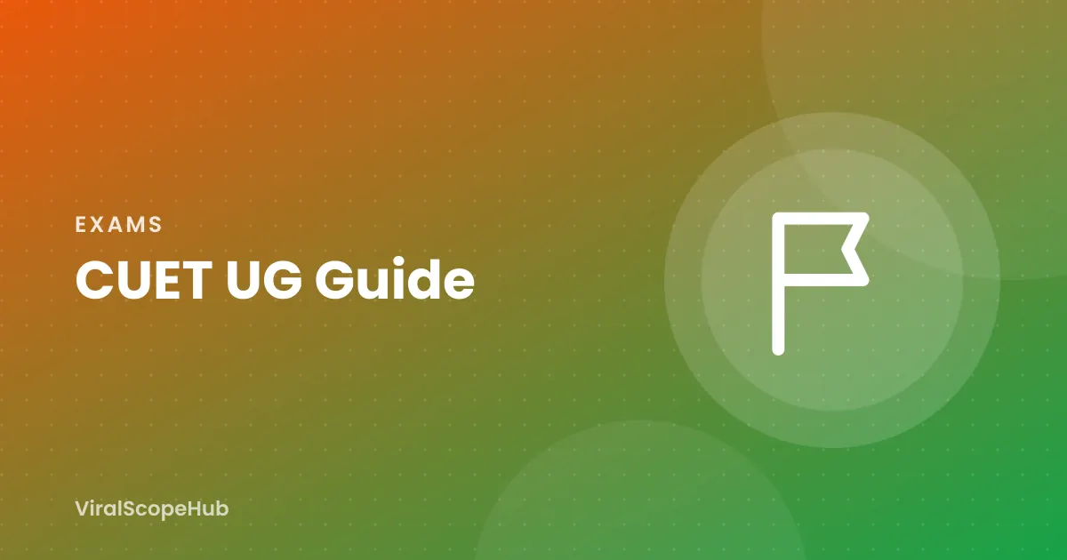 Illustration: CUET UG Guide study guide