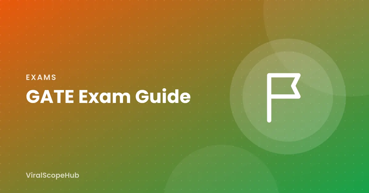 Illustration: GATE Exam Guide study guide