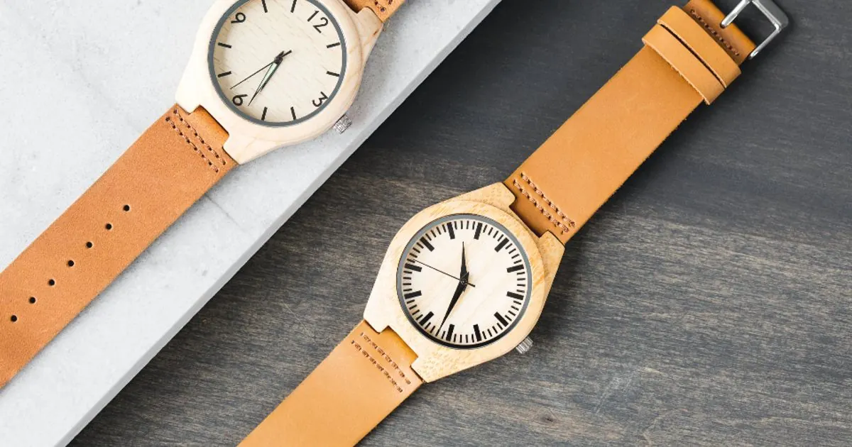 Wristwatch clock for hours worked