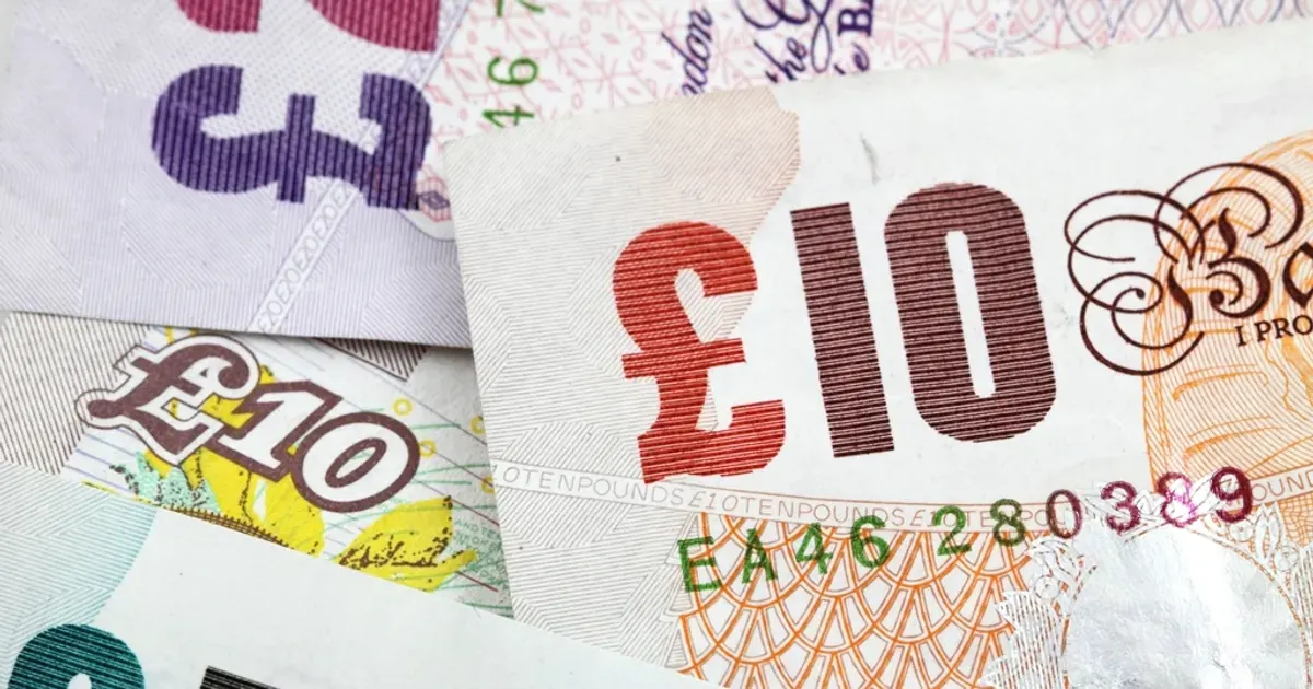 British currency notes and coins