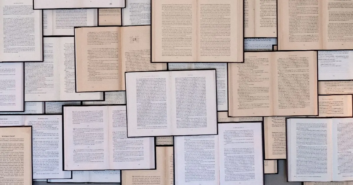 Open books lying on a table, ready for study