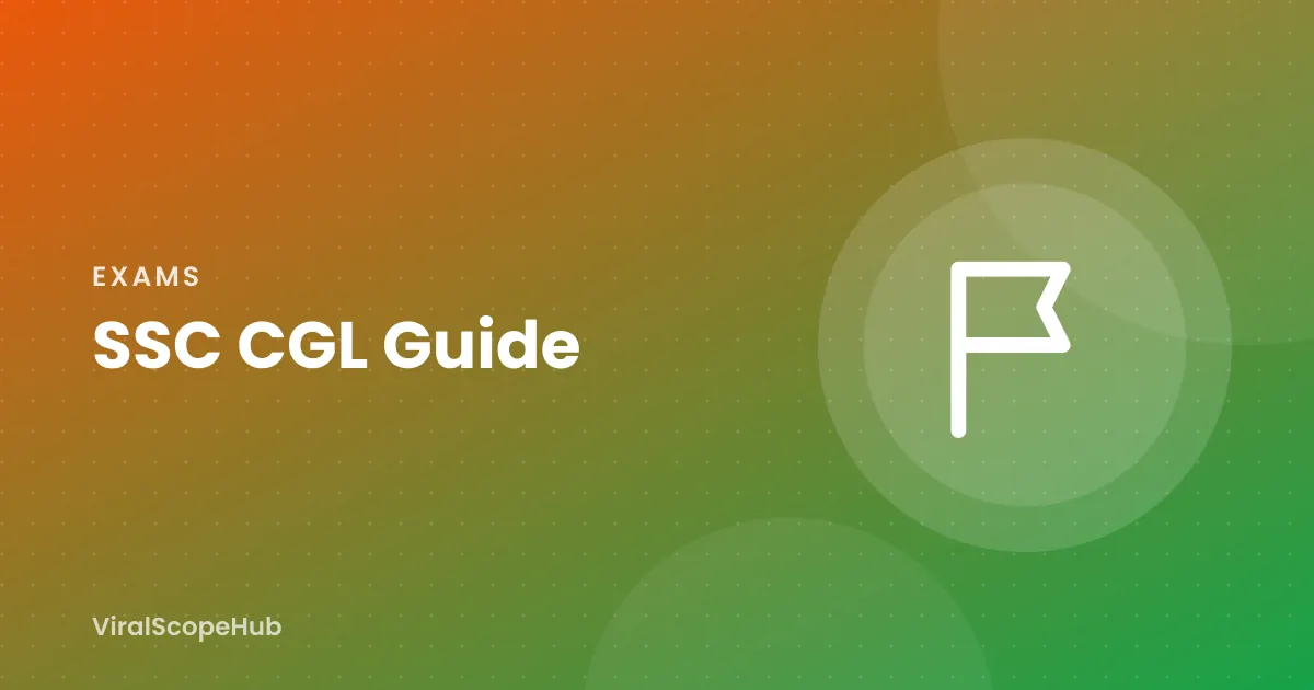 Illustration: SSC CGL Guide study guide