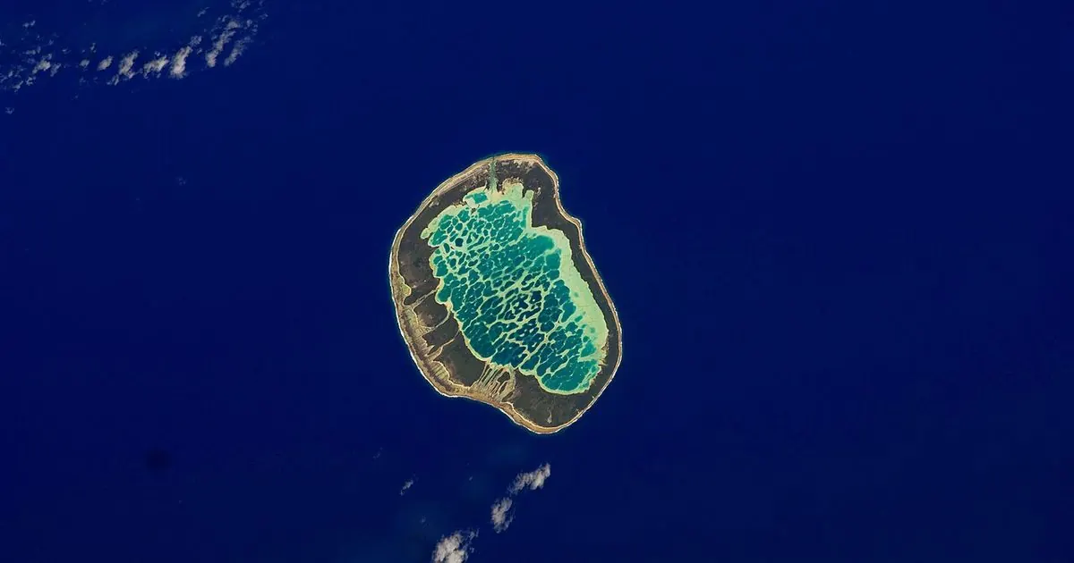 Pacific ocean satellite view climate patterns