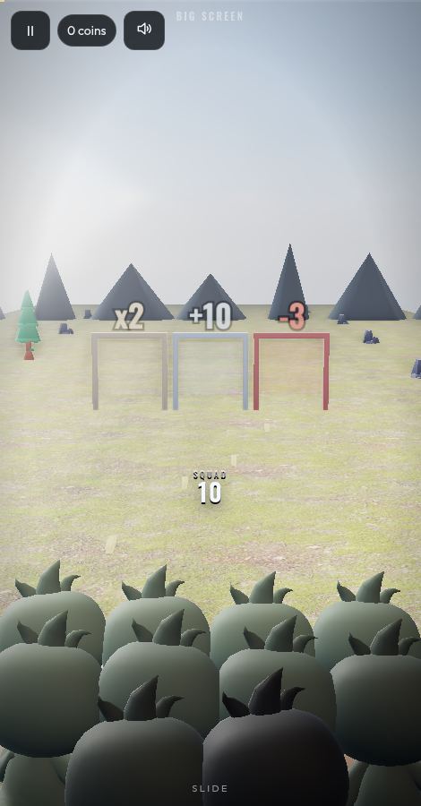 Squad Rush 3D lane at Salt Market with a squad of soldiers and math gates ahead